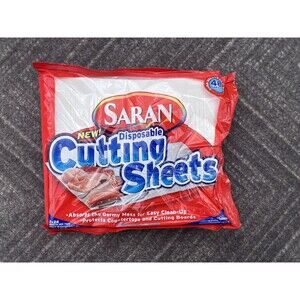 Saran Disposable Cutting Sheets 44 Pieces Lot Of 2 Pack Discontinued